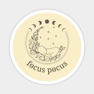 Focus Pocus | Newborn photographer t-shirt design Magnet